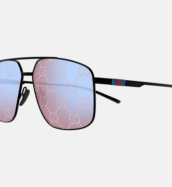 All-over Logo-print Pilot Sunglasses 60