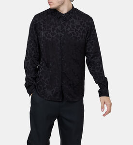 قميص جاكار بطبعة قلوب