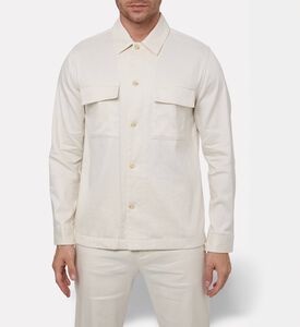 Vince Multi Flap Pockets Button Closure Coat, Model View