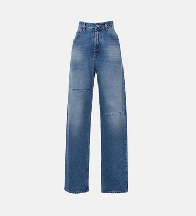 Straight-leg 5-pockets Denim Pants