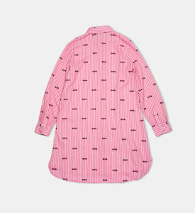 Stripe Viscose Shirt Dress