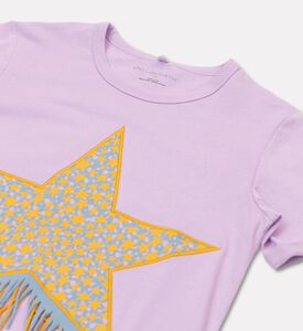 Stella McCartney Fringed Star Embellished T-shirt, Packshot View