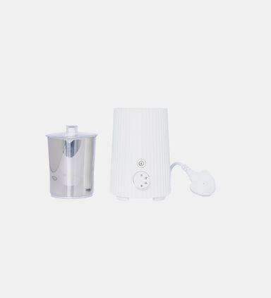 Front Button Plissé Milk Frother 12x22.5x17 Cm