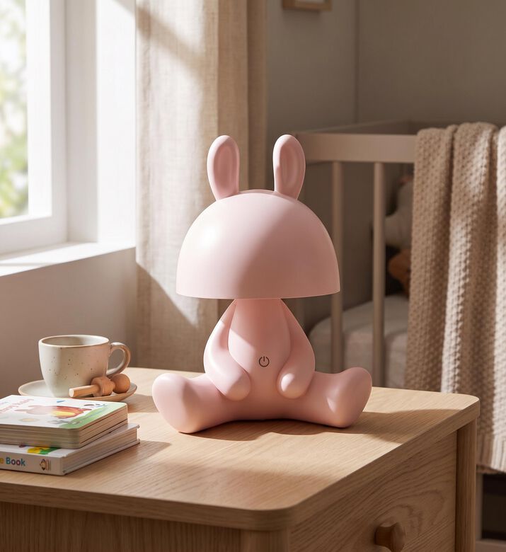 Leitmotiv Bunny-shape Led Table Lamp, Pink, Packshot View