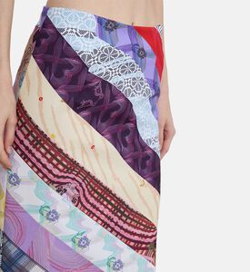 High-waisted Printed Skirt