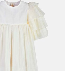 Pleated Sleeveless Dress