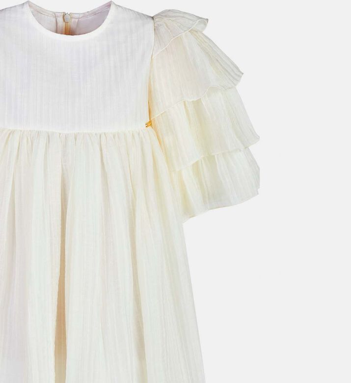 Pleated Sleeveless Dress