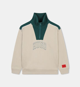 سويت شيرت صوف بياقة عالية