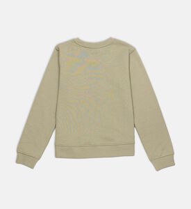 سويت شيرت طويل الأكمام بقصة عادية