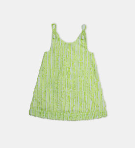 Round Neck Sleeveless Flared Dress