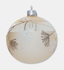 Home Deco and More Floral Design Christmas Ball, Gold, Packshot View