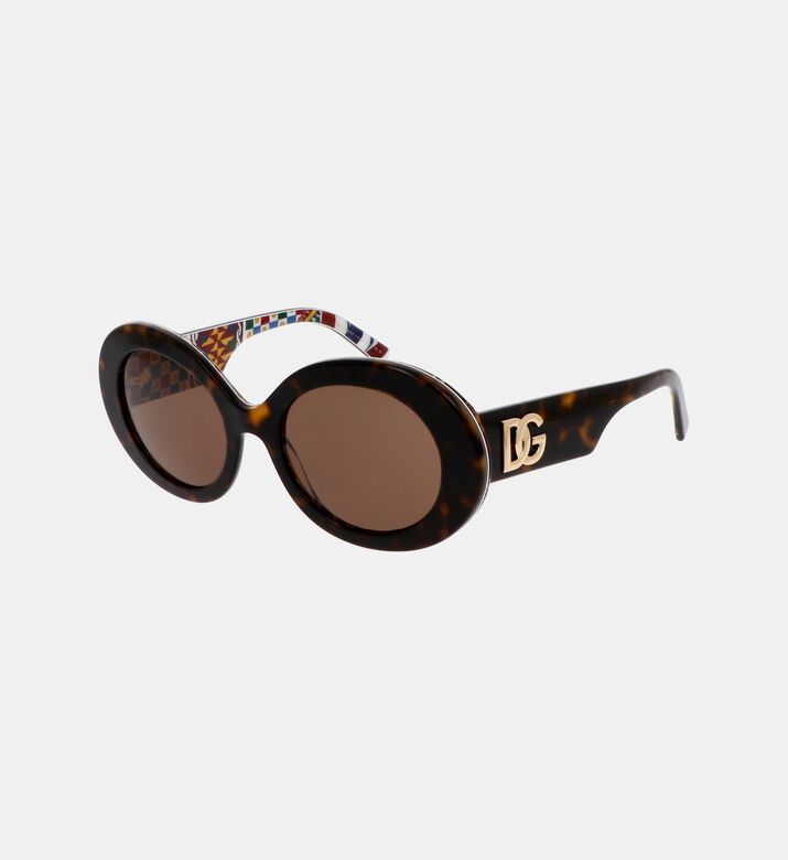 Round Tortoiseshell Sunglasses 51