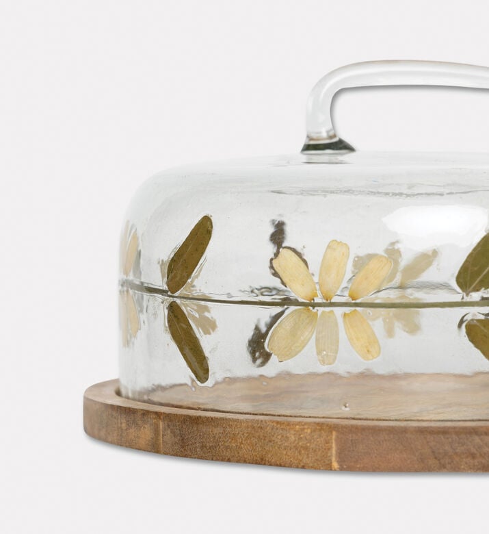 Home Deco and More Flower-print Cover Dried, Packshot View