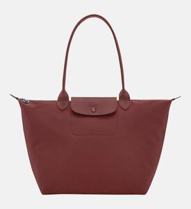 Longchamp Foldable Nylon Top-handle Tote Bag, Burgundy, Packshot View