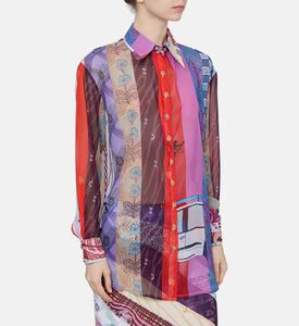 Sanaa Chiffon Printed Shirt