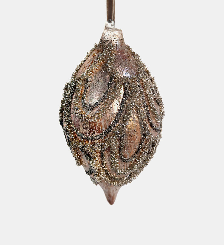 زخرفة قطرة زجاجية مزخرفة