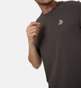 Maison Kitsune Embroidered Fox T-shirt, Black, M, Model View