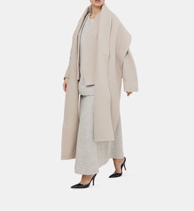 Tamuna Scarf Short Wool Coat Tamuna Scarf Short Wool Coat
