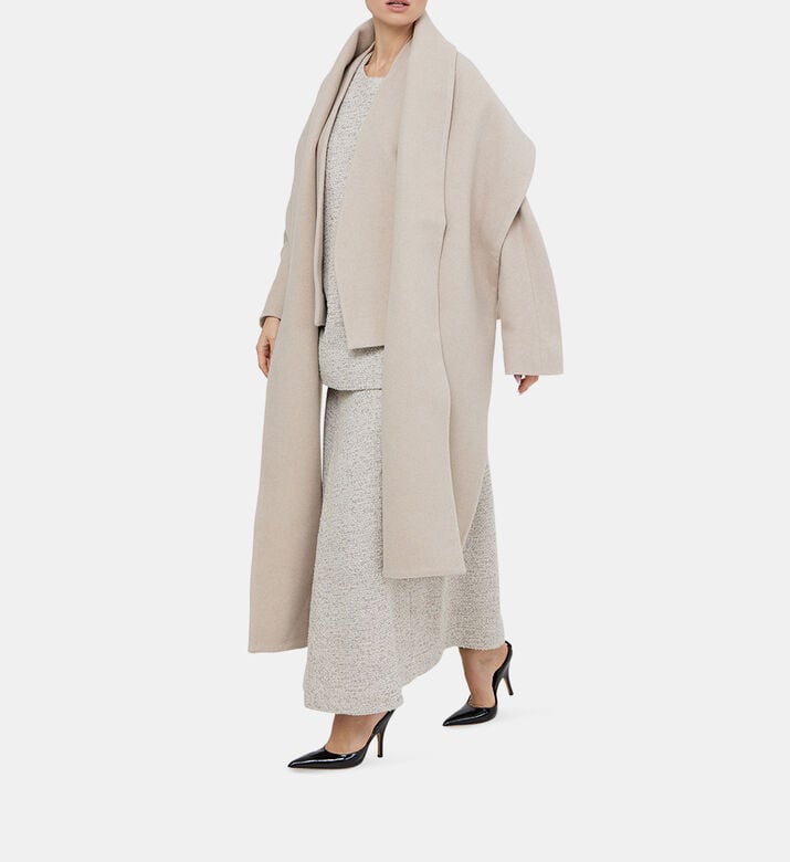 Tamuna Scarf Short Wool Coat Tamuna Scarf Short Wool Coat
