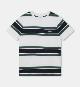 Boy Striped Short Sleeve T-shirt Boy Striped Short Sleeve T-shirt