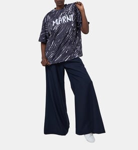 تيشيرت قطن بطبعة لوغو