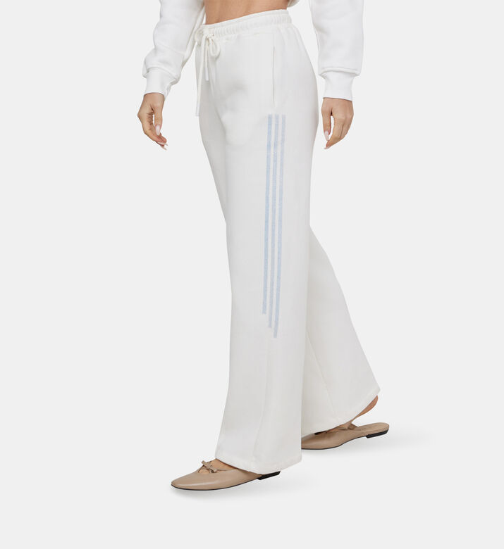 بنطال لوكس قطني رياضي بخصر مرن