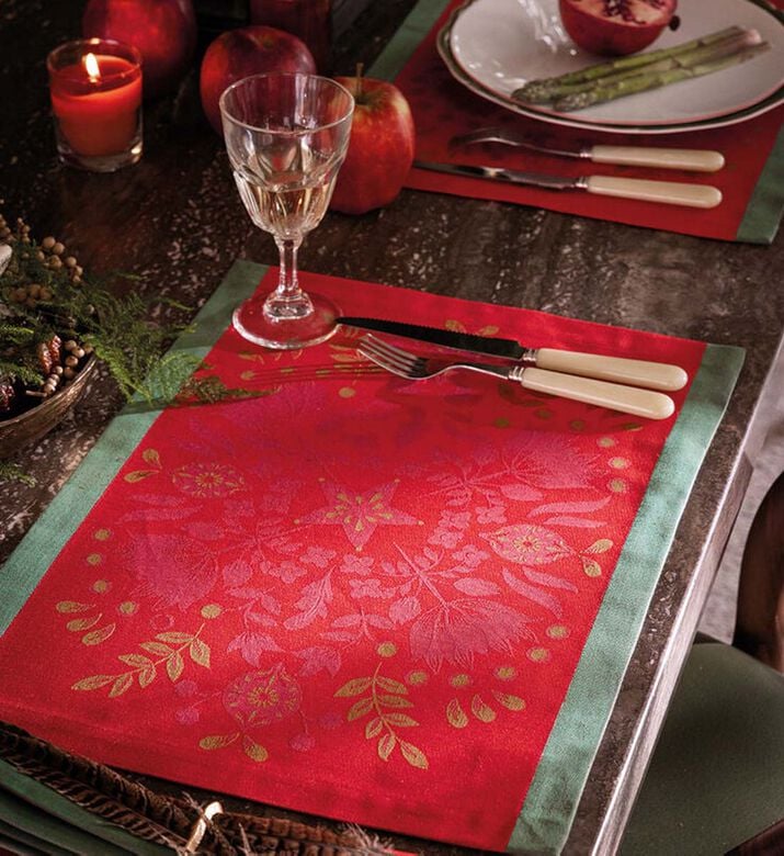 Jacquard Feerie Cotton Placemat, Packshot View