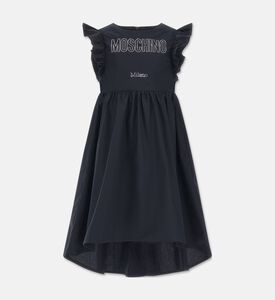 Moschino BKT Rhinestone-embellished Ruffle Sleeves Dress, Packshot View