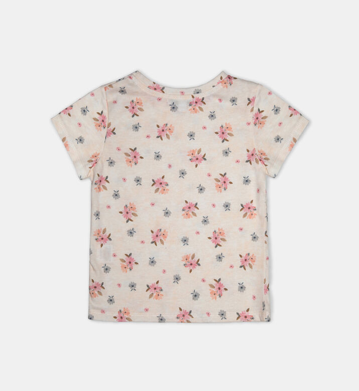 Cotton Flower-print T-shirt