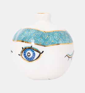 Noorena Evil Eye Gold Glazed Pomegranate Decorative, Gold, L, Packshot View