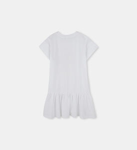 Casual Oversized Logo-print Dress