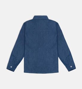 Jules and Juliette Paris Button Closure Long-sleeve Denim Shirt, Packshot View