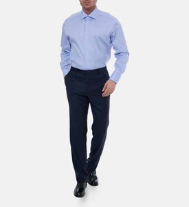 قميص كلاسيكي قطن بصف أزرار