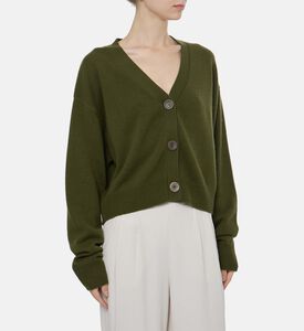 Bouguessa Myo Cropped Cardigan, Model View