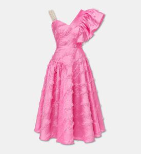 Poca and Poca Asymmetric Ruffle One-shoulder Dress, Packshot View