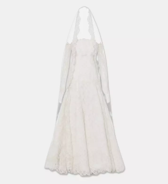 L Atelier Du Luxe Beaded Chantilly Strapless Gown, Packshot View