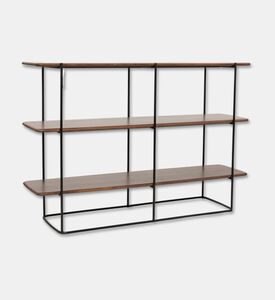 Home Deco and More Shard Double 3-shelves Shelving Unit, Packshot View