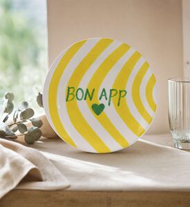 Que Rico Ceramic Round Shape Plate, Model View