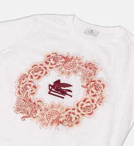 Cotton Floral-print Crewneck T-shirt