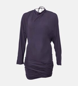 Christopher Esber Drape Round Neck Mini Dress, Packshot View