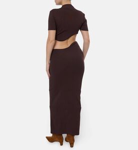 Christopher Esber Cut-out Short-sleeve Maxi Dress, Model View