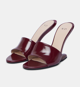 Sabot Open Toe Leather Mules