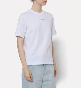 Samsoe Classic Crewneck T-shirt, White, L, Model View