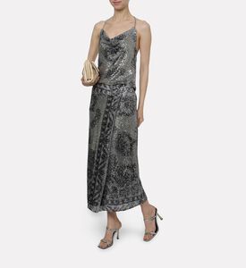Ba and Sh Sequin Embellished Midi Skirt, Model View