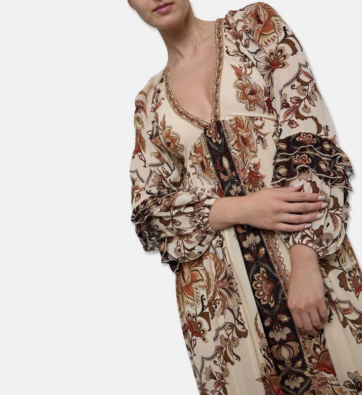 Farm Rio Majestic Garden Maxi Dress, Model View