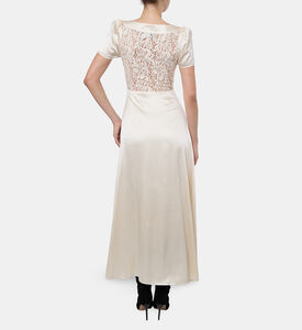 The Kooples Floral-embroidery Short-sleeve Dress, Model View