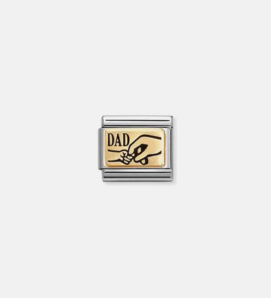 Composable Classic 18k Gold Dad Hand Plate