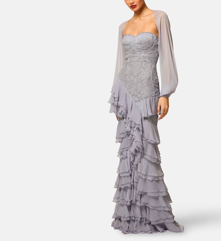 Zeena Zaki Dress Long, Model View