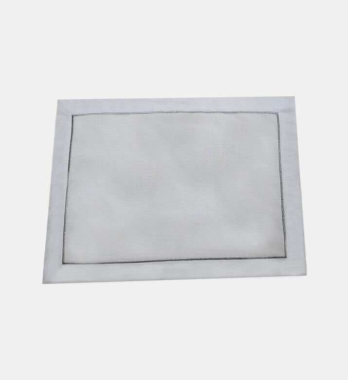 Stitched Boarder Linen Placemat