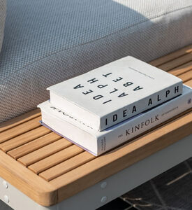 ركن جلوس زاوية بخشب التوباز والساج